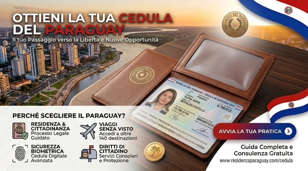 Cedula de identidad civil del Paraguay — documento biometrico per residenti e cittadini