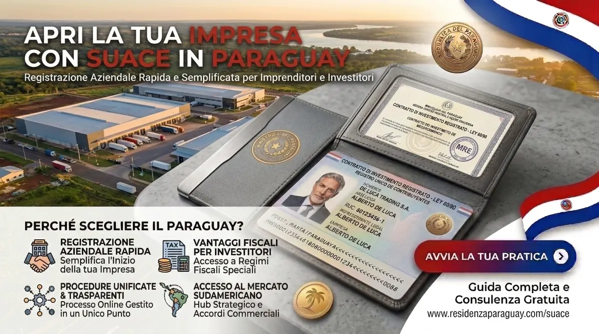 Apri la tua impresa con SUACE in Paraguay — registrazione aziendale e documenti di investimento